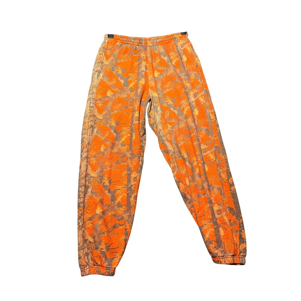 BDG Sweatpants Mens Size‎ S Orange Excellent Condition Real Tree Camo Joggers
